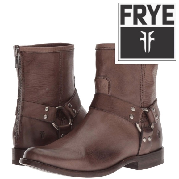 NEW FRYE Phillip Harness Short BOOT Ankle Booties